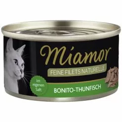 MIAMOR Katzen Nassfutter »Feine Filets Naturelle«, 24 Dosen à 80 G