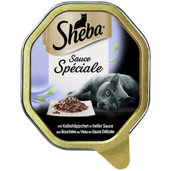 SHEBA Katzen Nassfutter »Sauce Spéciale«, 22 Schalen à 85 G 3 SHEBA Katzen Nassfutter »Sauce Spéciale«, 22 Schalen à 85 G