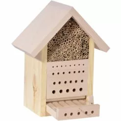 DOBAR Bienenhaus, Natur, Kiefernholz, Inkl. Füllmaterial -Günstiges Tierbedarf Geschäft unnamed file 4947