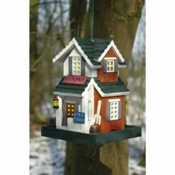 DOBAR Vogelfutterhaus »Restaurant«, Für Wildvögel, Kiefernholz, Bunt -Günstiges Tierbedarf Geschäft unnamed file 4956