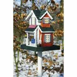 DOBAR Vogelfutterhaus »Restaurant«, Für Wildvögel, Kiefernholz, Bunt -Günstiges Tierbedarf Geschäft unnamed file 4957