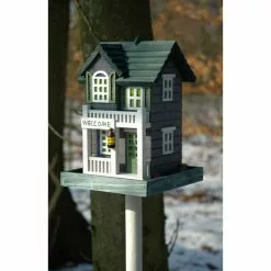 DOBAR Vogelfutterhaus »Welcome«, Für Vögel, Kiefernholz, Bunt/grün/weiß -Günstiges Tierbedarf Geschäft unnamed file 4977