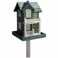 DOBAR Vogelfutterhaus »Welcome«, Für Vögel, Kiefernholz, Bunt/grün/weiß -Günstiges Tierbedarf Geschäft unnamed file 4978