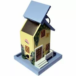 DOBAR Vogelfutterhaus »Sommer«, Für Wildvögel, Kiefernholz, Bunt/gelb -Günstiges Tierbedarf Geschäft unnamed file 4986