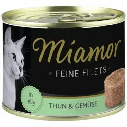 MIAMOR Katzen Nassfutter »Feine Filets In Jelly«, 12 Dosen à 185 G