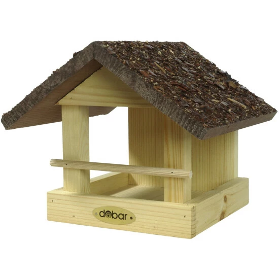 DOBAR Vogelhaus, BxHxT: 22,5 X 18 X 20 Cm, Holz, Natur 3 DOBAR Vogelhaus, BxHxT: 22,5 X 18 X 20 Cm, Holz, Natur