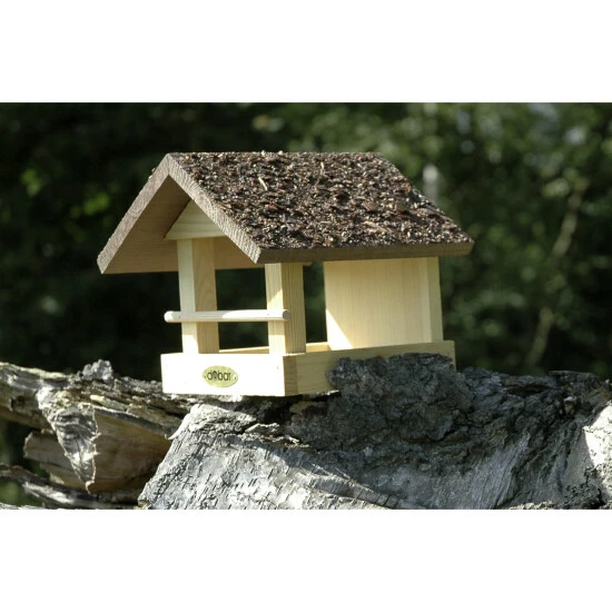DOBAR Vogelhaus, BxHxT: 22,5 X 18 X 20 Cm, Holz, Natur 4 DOBAR Vogelhaus, BxHxT: 22,5 X 18 X 20 Cm, Holz, Natur – Bild 2