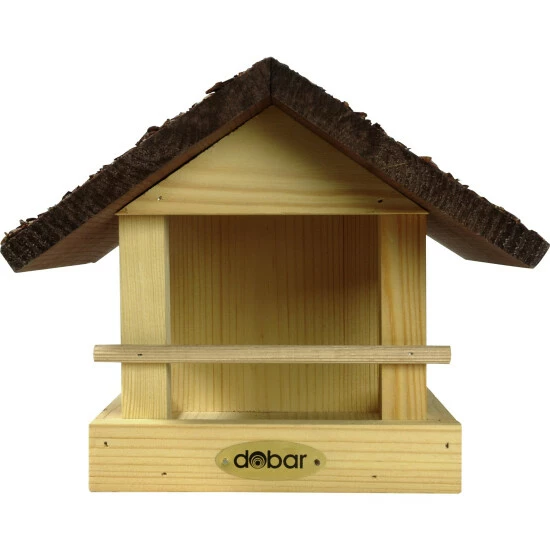 DOBAR Vogelhaus, BxHxT: 22,5 X 18 X 20 Cm, Holz, Natur 6 DOBAR Vogelhaus, BxHxT: 22,5 X 18 X 20 Cm, Holz, Natur – Bild 4