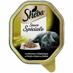 SHEBA Katzen Nassfutter »Sauce Spéciale«, 22 Schalen à 85 G