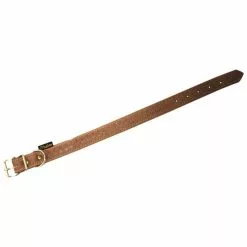 Hundehalsband »Modern Art«, Größe: 55 Cm, Leder, Cognacfarben