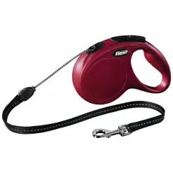 Hundeleine, Größe: M, Nylon, Rot