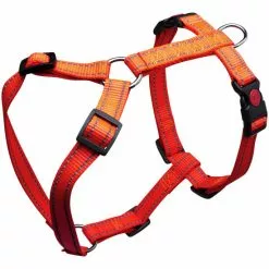 Hunde-Geschirr, Größe: Verstellbar, Nylon, Orange -Günstiges Tierbedarf Geschäft unnamed file 5189