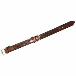 Hundehalsband, Größe: 70 Cm, Rindsleder, Cognacfarben -Günstiges Tierbedarf Geschäft unnamed file 5202