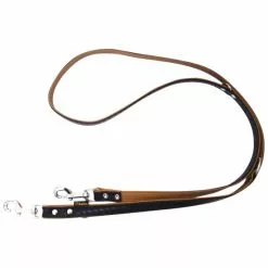 Hundeleine »Modern Art«, Größe: 200 Cm, Leder, Schwarz/cognacfarben -Günstiges Tierbedarf Geschäft unnamed file 5228