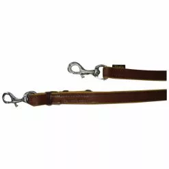 Hundeleine, Größe: Verstellbar, Rindsleder, Natur/braun -Günstiges Tierbedarf Geschäft unnamed file 5245