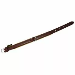 Hundehalsband, Größe: 45 Cm, Rindsleder, Natur/braun -Günstiges Tierbedarf Geschäft unnamed file 5275