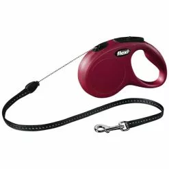 Hundeleine, Größe: S, Nylon, Rot