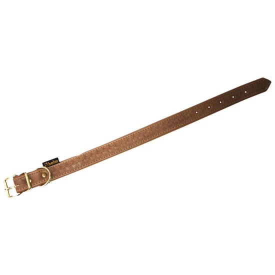 Hundehalsband »Modern Art«, Größe: 60 Cm, Leder, Cognacfarben 3 Hundehalsband »Modern Art«, Größe: 60 Cm, Leder, Cognacfarben