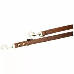 Hundeleine »Modern Art«, Größe: 200 Cm, Leder, Cognacfarben -Günstiges Tierbedarf Geschäft unnamed file 5336