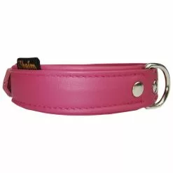 Hundehalsband, Größe: 45 Cm, Rindsleder, Pink -Günstiges Tierbedarf Geschäft unnamed file 5427