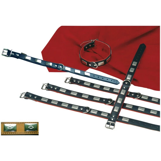 Hundehalsband »Modern Art«, Größe: 60 Cm, Rindsleder, Schwarz 4 Hundehalsband »Modern Art«, Größe: 60 Cm, Rindsleder, Schwarz – Bild 2