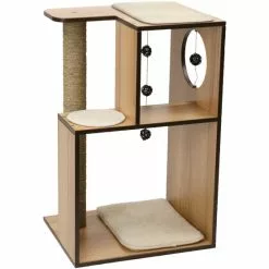 Katzenmöbel »V-box«, Walnussfarben