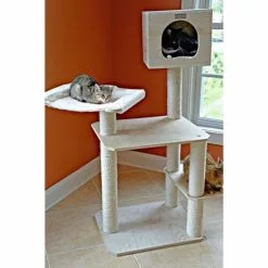 Kratzbaum »Linn«, Holzfarben, Höhe: 128 Cm -Günstiges Tierbedarf Geschäft unnamed file 5502