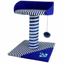 HEIM Kratzbaum »Ocean-Style«, Blau/grau, Höhe: 42 Cm