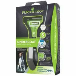 FURMINATOR Bürste »deShedding TOOL«, S Kurzhaar, Für Kleine Hunde Von 4,5 Bis 9 Kg, Grün