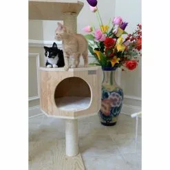 ARMARKAT Kratzbaum »Frieda«, Holzfarben, Höhe: 137 Cm -Günstiges Tierbedarf Geschäft unnamed file 5630