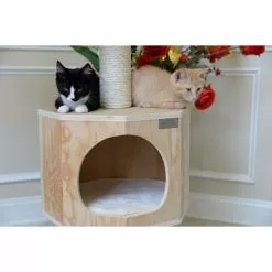 ARMARKAT Kratzbaum »Frieda«, Holzfarben, Höhe: 137 Cm -Günstiges Tierbedarf Geschäft unnamed file 5633