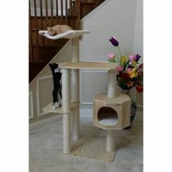 ARMARKAT Kratzbaum »Frieda«, Holzfarben, Höhe: 137 Cm -Günstiges Tierbedarf Geschäft unnamed file 5634