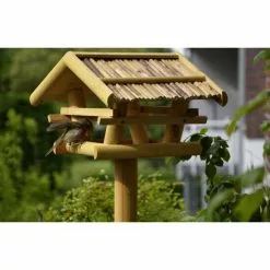 DOBAR Vogelhaus, Für Wildvögel, Kiefernholz/Bitumen, Natur -Günstiges Tierbedarf Geschäft unnamed file 5680