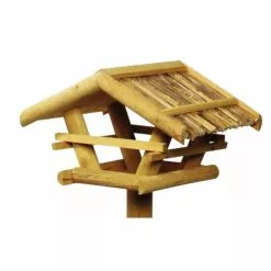 DOBAR Vogelhaus, Für Wildvögel, Kiefernholz/Bitumen, Natur -Günstiges Tierbedarf Geschäft unnamed file 5681