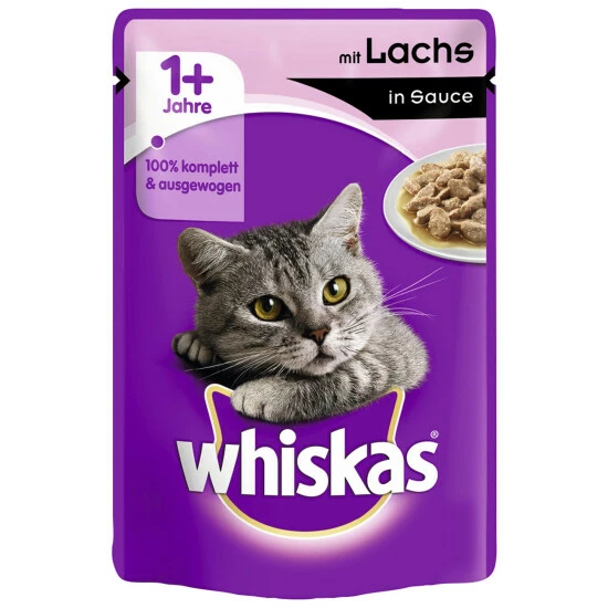 WHISKAS Katzen Nassfutter »1+ Jahre«, 24 Beutel à 100 G 3 WHISKAS Katzen Nassfutter »1+ Jahre«, 24 Beutel à 100 G