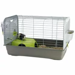 Kleintierkäfig, BxHxT: 100 X 51 X 50 Cm, Grau -Günstiges Tierbedarf Geschäft unnamed file 5786