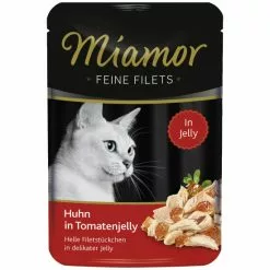 MIAMOR Katzen Nassfutter »Feine Filets In Jelly«, 24 Beutel à 100 G