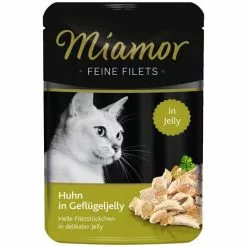 MIAMOR Katzen Nassfutter »Feine Filets In Jelly«, 24 Beutel à 100 G