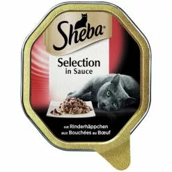 SHEBA Katzen Nassfutter »Selection In Sauce«, 22 Schalen à 85 G