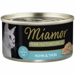 MIAMOR Katzen Nassfutter »Feine Filets Naturelle«, 24 Dosen à 80 G