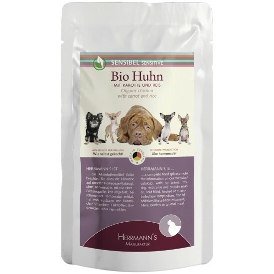 HERMANNS MANUFAKTUR Hunde Nassfutter »Sensible«, 15 Beutel à 150 G 3 HERMANNS MANUFAKTUR Hunde Nassfutter »Sensible«, 15 Beutel à 150 G