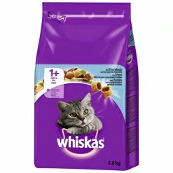 WHISKAS Katzentrockenfutter »1+ Jahre«, 3 Beutel à 3800 G