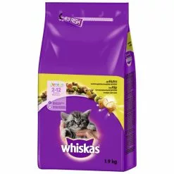 WHISKAS Katzentrockenfutter, 6 Beutel à 1900 G