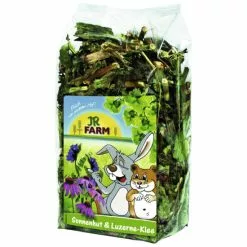 JR FARM Nager-Snacks »Sonnenhut & Luzerne-Klee«, 6 Beutel à 100 G