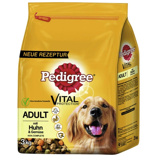 PEDIGREE Hundetrockenfutter »Vital Protection «, 3 Beutel à 3000 G 3 PEDIGREE Hundetrockenfutter »Vital Protection «, 3 Beutel à 3000 G