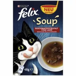 FELIX Katzen Nassfutter »Soup«, 8 Packungen à 2304 G