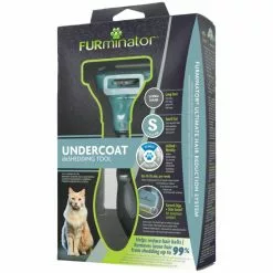 FURMINATOR Bürste »deShedding TOOL«, S Langhaar, Für Kleine Katzen Bis Zu 4,5 Kg, Türkis