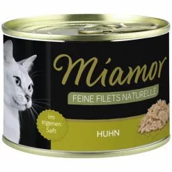 MIAMOR Katzen Nassfutter »Feine Filets Naturelle«, 12 Dosen à 156 G