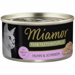 MIAMOR Katzen Nassfutter »Feine Filets Naturelle«, 24 Dosen à 80 G