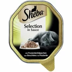 SHEBA Katzen Nassfutter »Selection In Sauce«, 22 Schalen à 85 G
